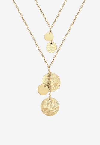 ELLI PREMIUM Halskette 'Geo' in Gold