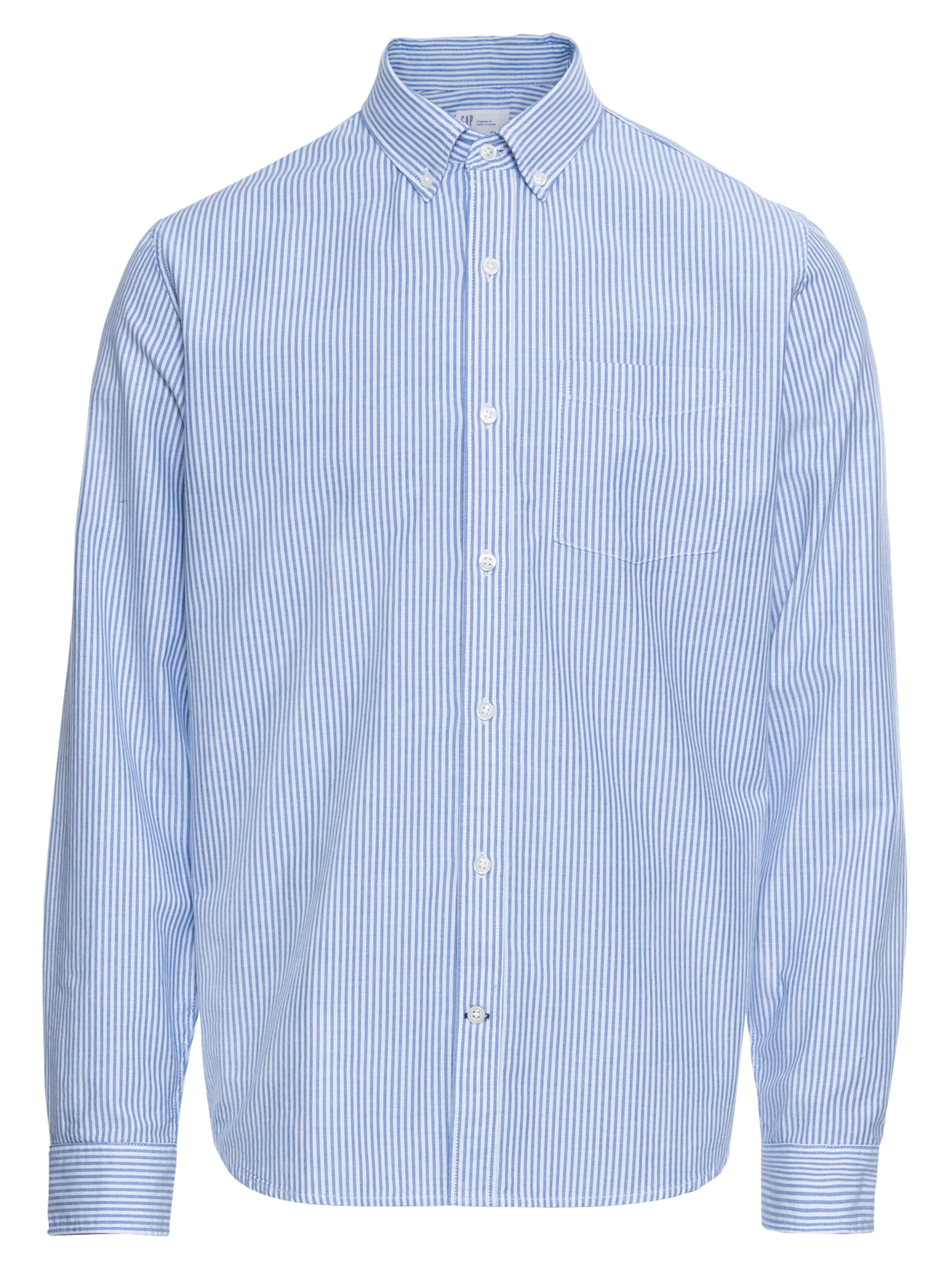 GAP - Overhemd 'V-OXFORD STANDARD' in de kleur Lichtblauw