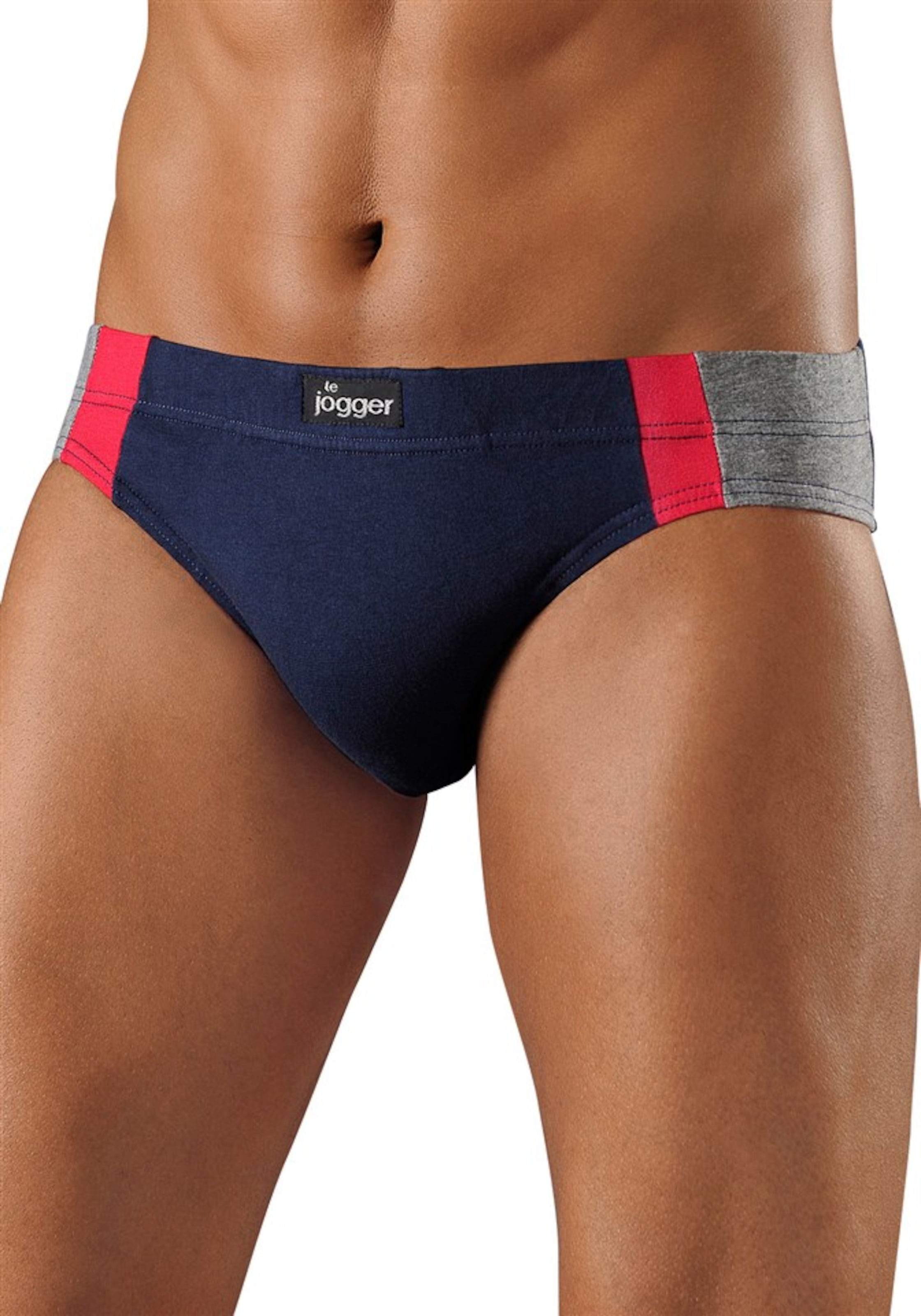 LE JOGGER Slip in Blau: Vorderseite