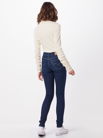 LEVI'S ® Skinny Jeans '710 Super Skinny' i blå: baksida