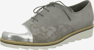 GABOR Lace-Up Shoes in Grey: front