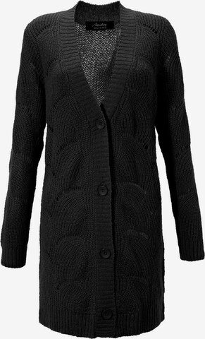 Aniston SELECTED Knit Cardigan in Black: front