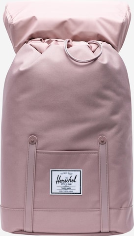 Herschel Backpack 'Retreat' in Pink: top