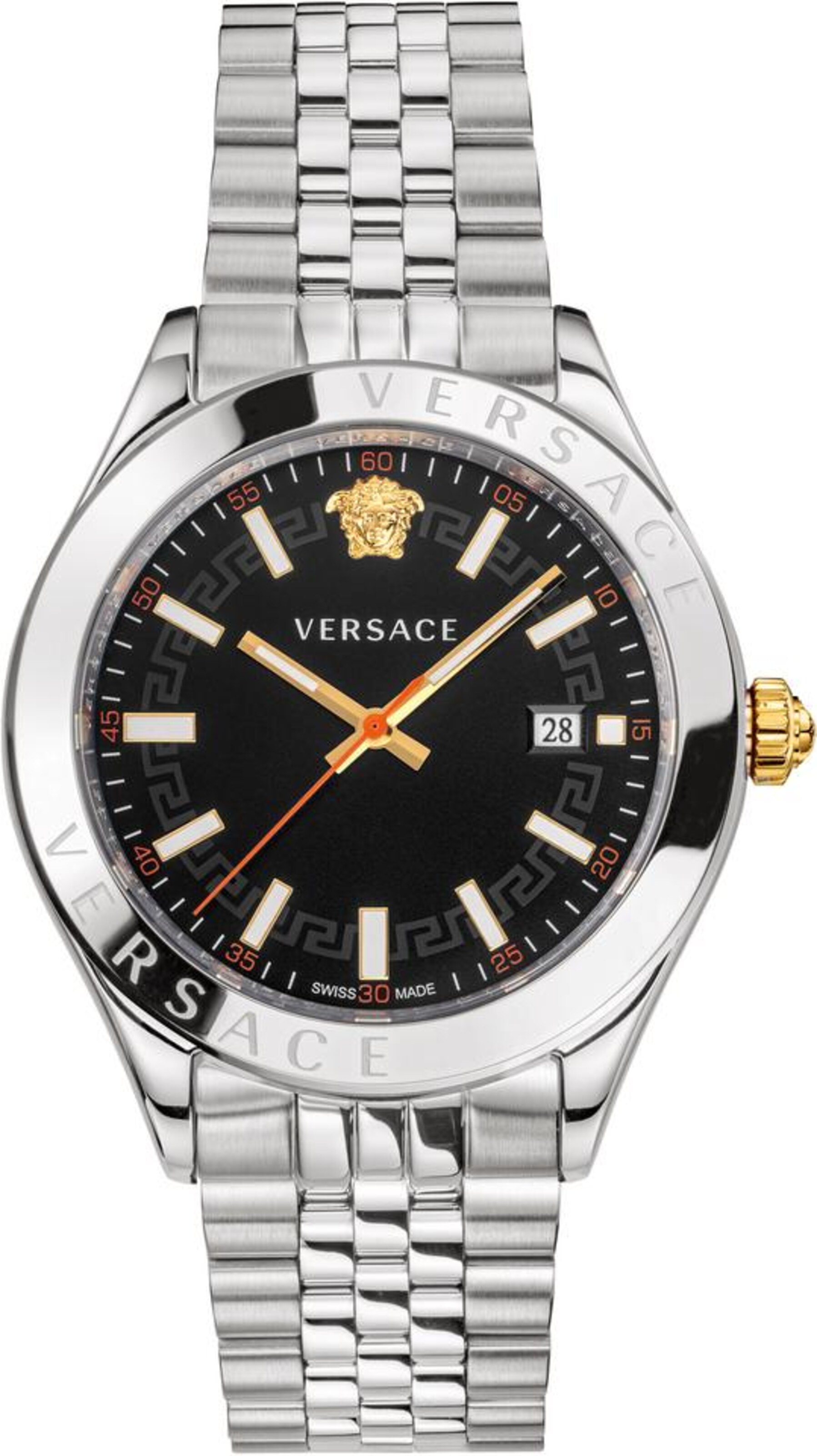 VERSACE Analog Watch in Silver: front