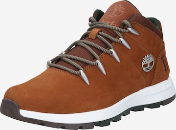 TIMBERLAND Lace-Up Shoes 'Sprint Trekker' in Brown: front