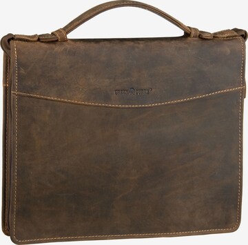 GREENBURRY Document Bag 'Vintage' in Brown: front