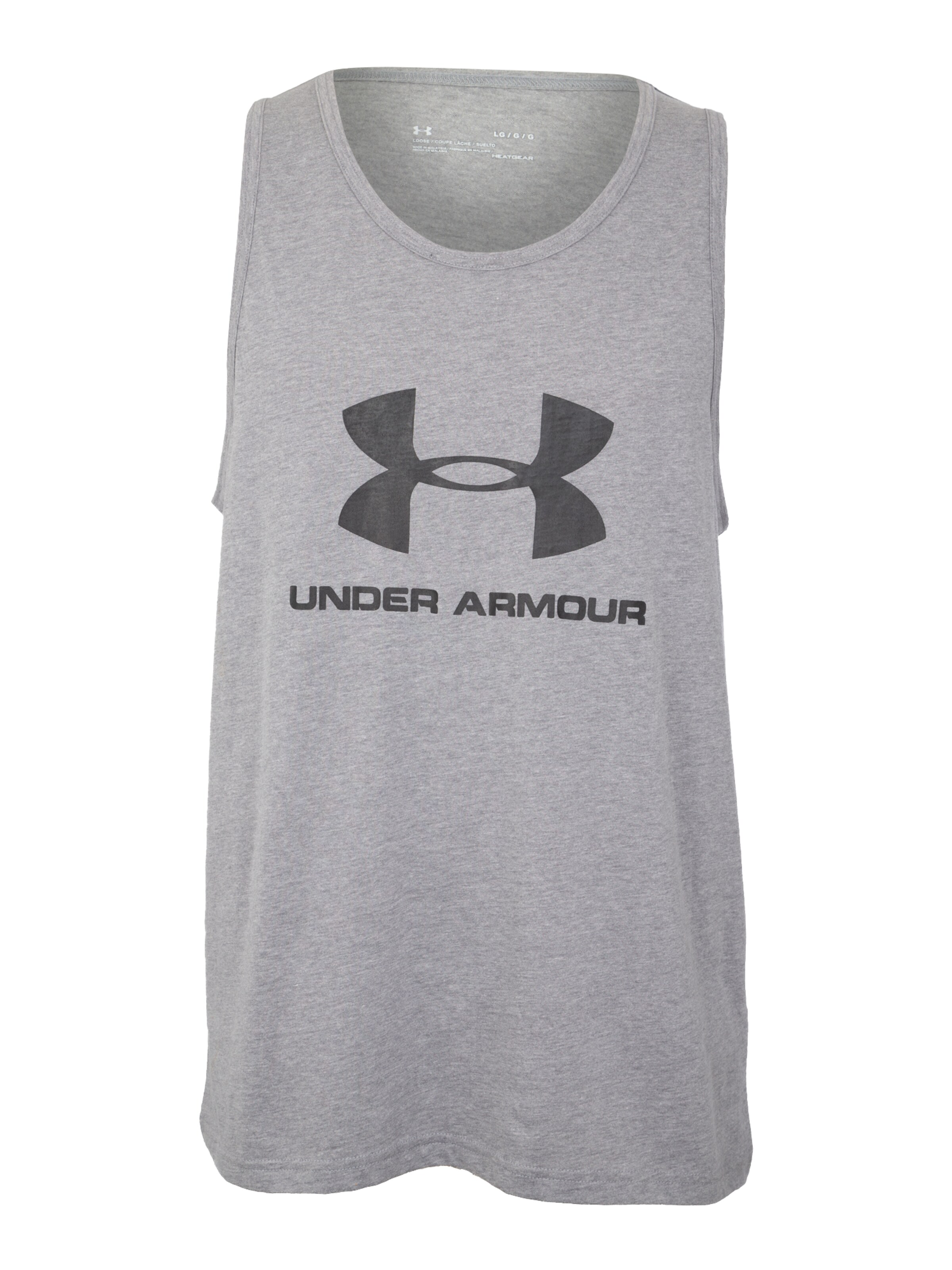 UNDER ARMOUR Funkční tričko – šedá: přední strana