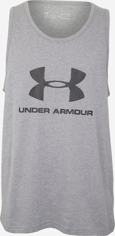 UNDER ARMOUR Funkční tričko – šedá: přední strana