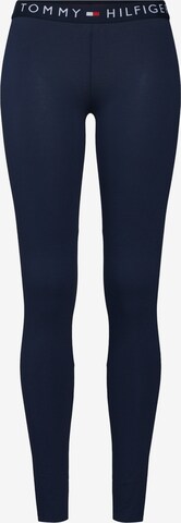 Skinny Leggings Tommy Hilfiger Underwear en bleu : devant