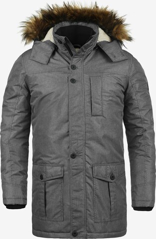 !Solid Winterjacke in Grau: predná strana