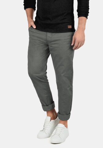 BLEND Regular Chino Pants 'Tromp' in Grey: front