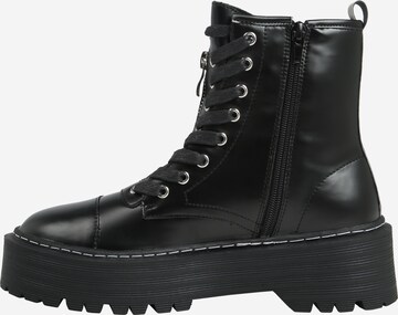 Bottines à lacets 'Blake' Public Desire en noir