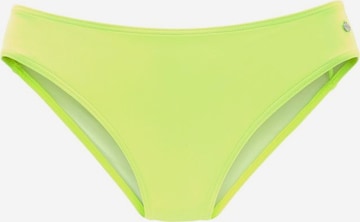 Pantaloncini per bikini di s.Oliver in giallo: frontale