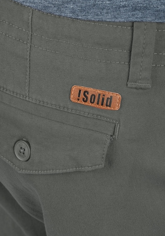 Regular Pantalon chino 'Lagoa' !Solid en gris