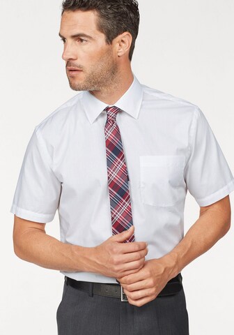 Man's World Regular Fit Hemd in Weiß: Vorderseite