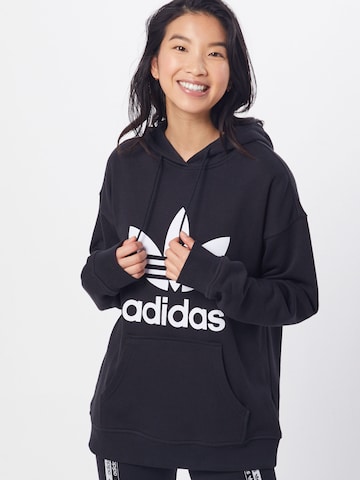 Sweat-shirt 'Adicolor Trefoil' ADIDAS ORIGINALS en noir