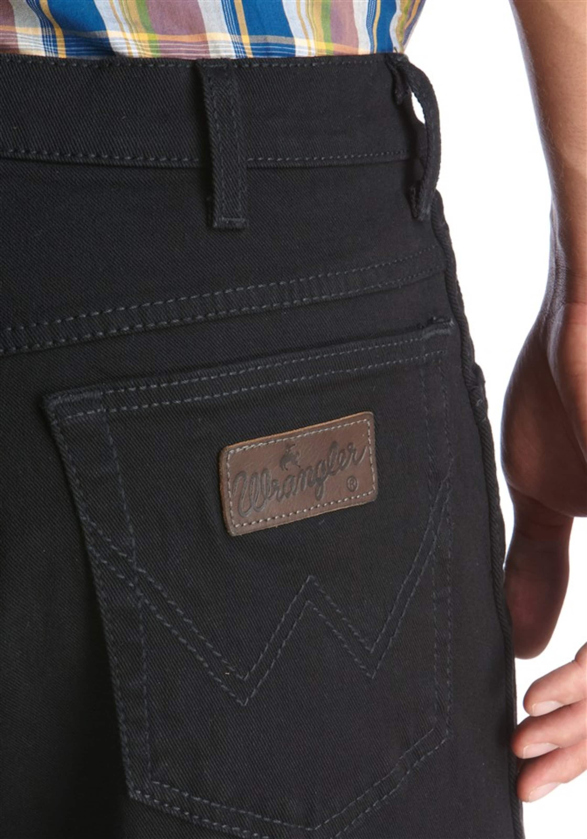 WRANGLER - regular Vaquero 'TEXAS' en negro