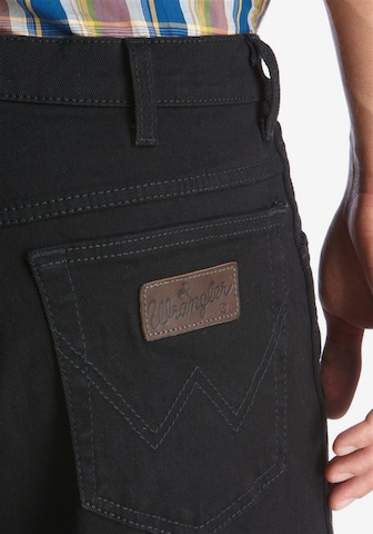 WRANGLER regular Τζιν 'Texas Stretch' σε μαύρο