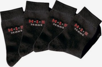 H.I.S Socken in Schwarz: front