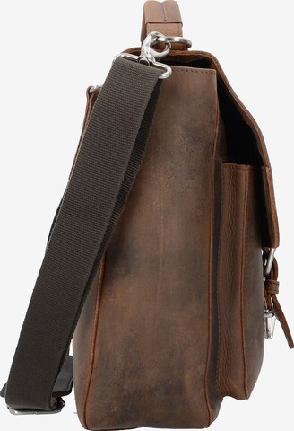 LEONHARD HEYDEN Document Bag 'Salisbury' in Brown