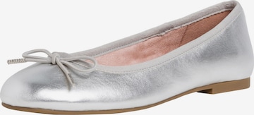 TAMARIS Ballerina in Zilver: voorkant