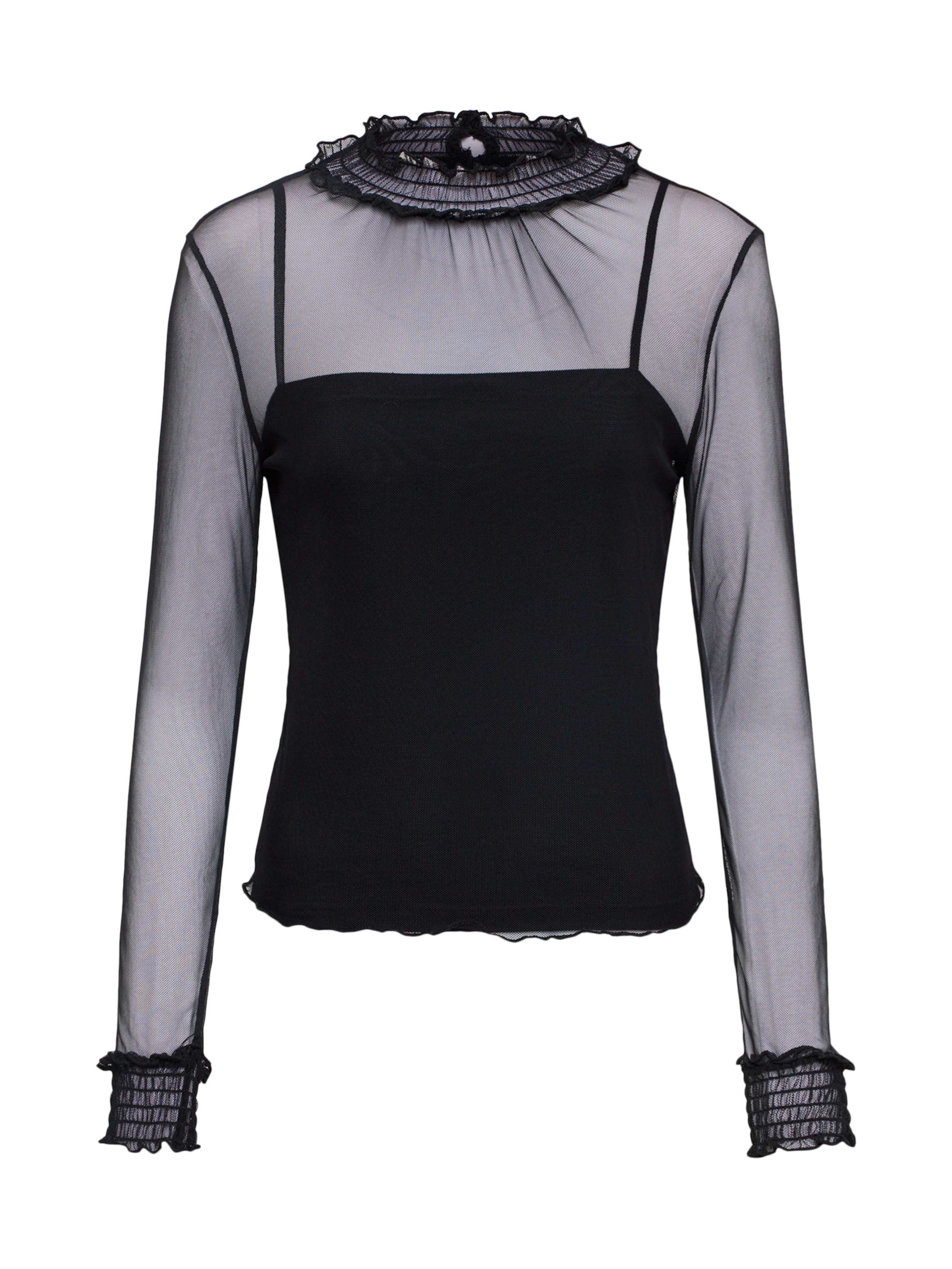 Camicia da donna di Urban Classics in nero: frontale