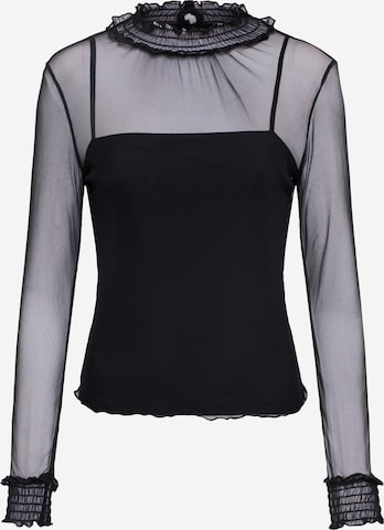 Urban Classics Blouse in Zwart: voorkant