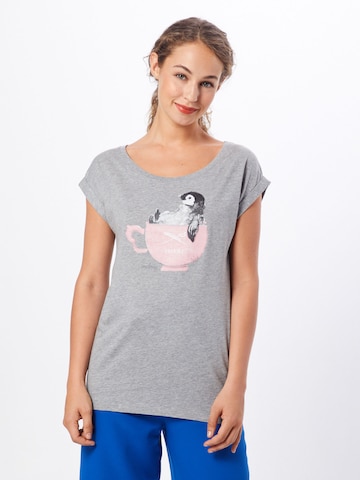 Iriedaily - Camiseta 'Pingulax' en gris: frente