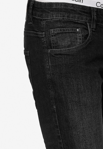 Coupe slim Jean 'Texas' INDICODE JEANS en noir