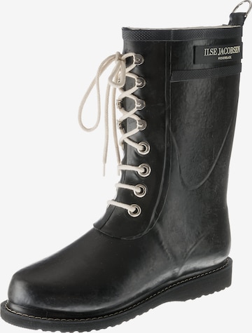 ILSE JACOBSEN - Botas de lluvia en negro: frente