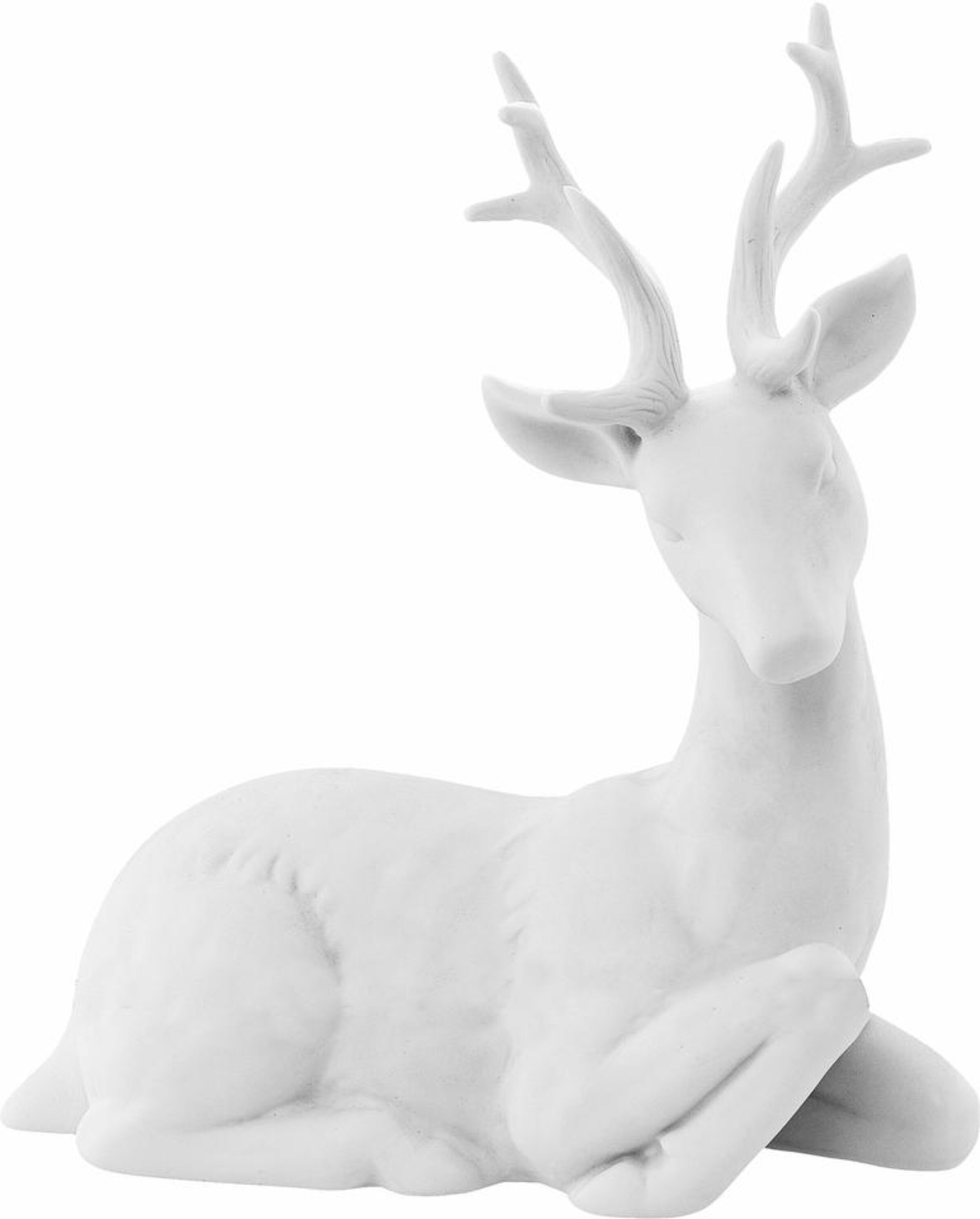 Bloomingville - Dekofigur 'Hirsch' in weiß