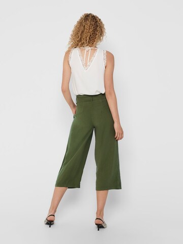 Wide Leg Pantalon à pince 'Aminta-Aris' ONLY en vert