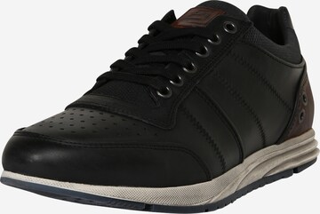 Baskets basses BULLBOXER en noir : devant