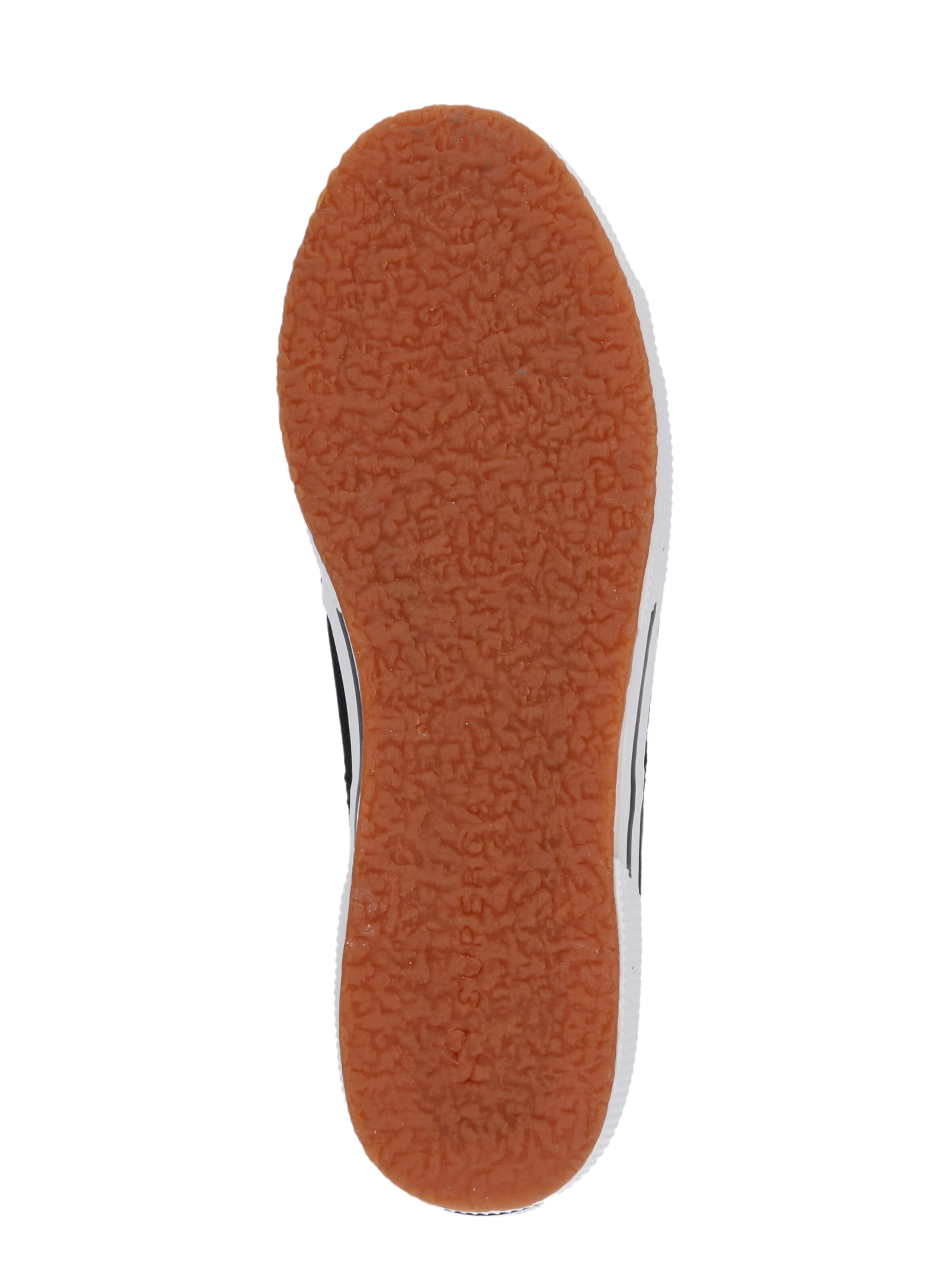 SUPERGA - Sapatilhas baixas 'Cotu' em preto: abaixo