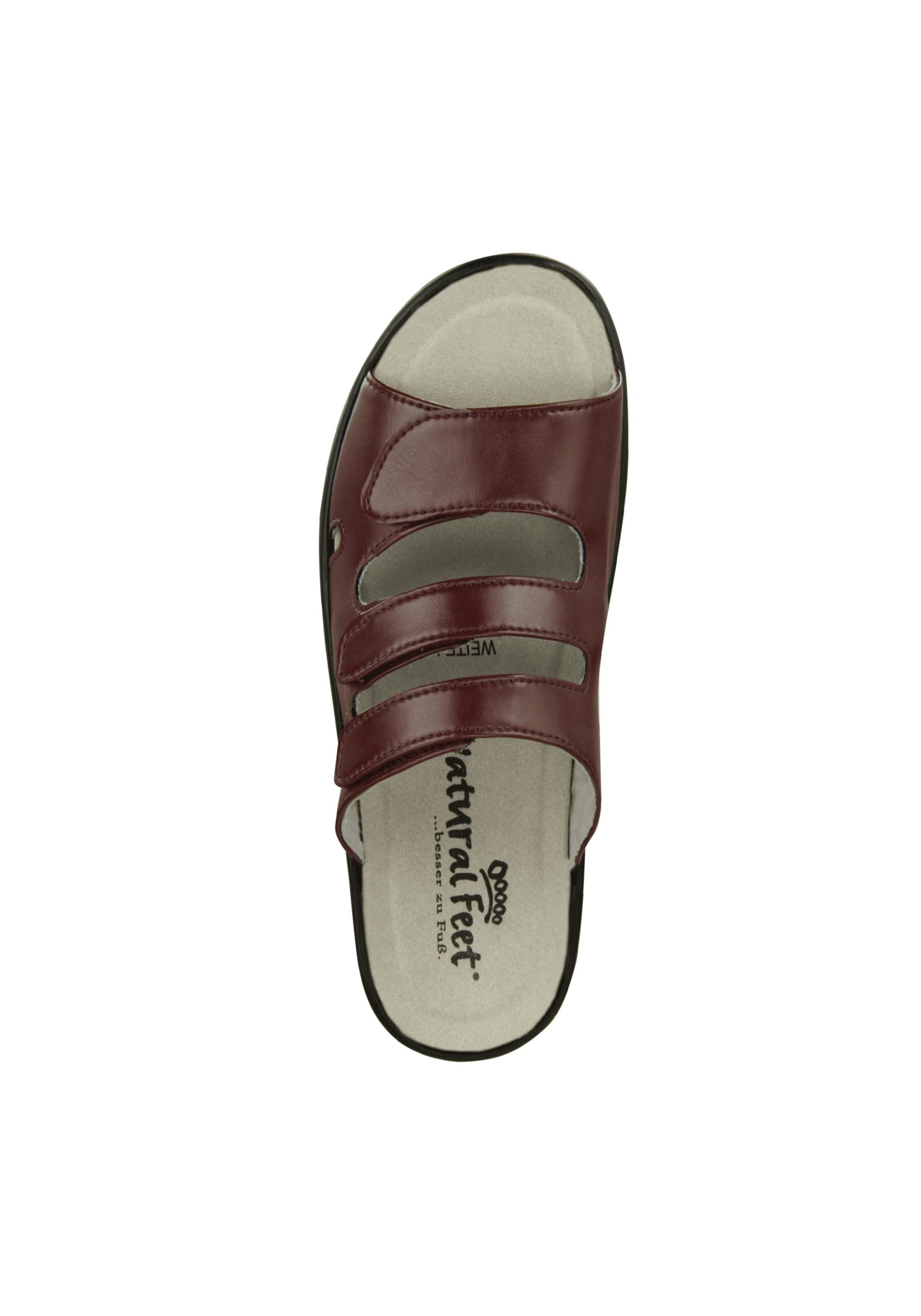 Natural Feet Pantolette 'Ines' in Braun