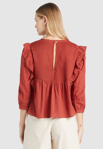 khujo Blouse 'Halia' in Rood: voorkant