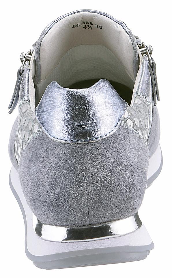 GABOR Sneaker in Silber 