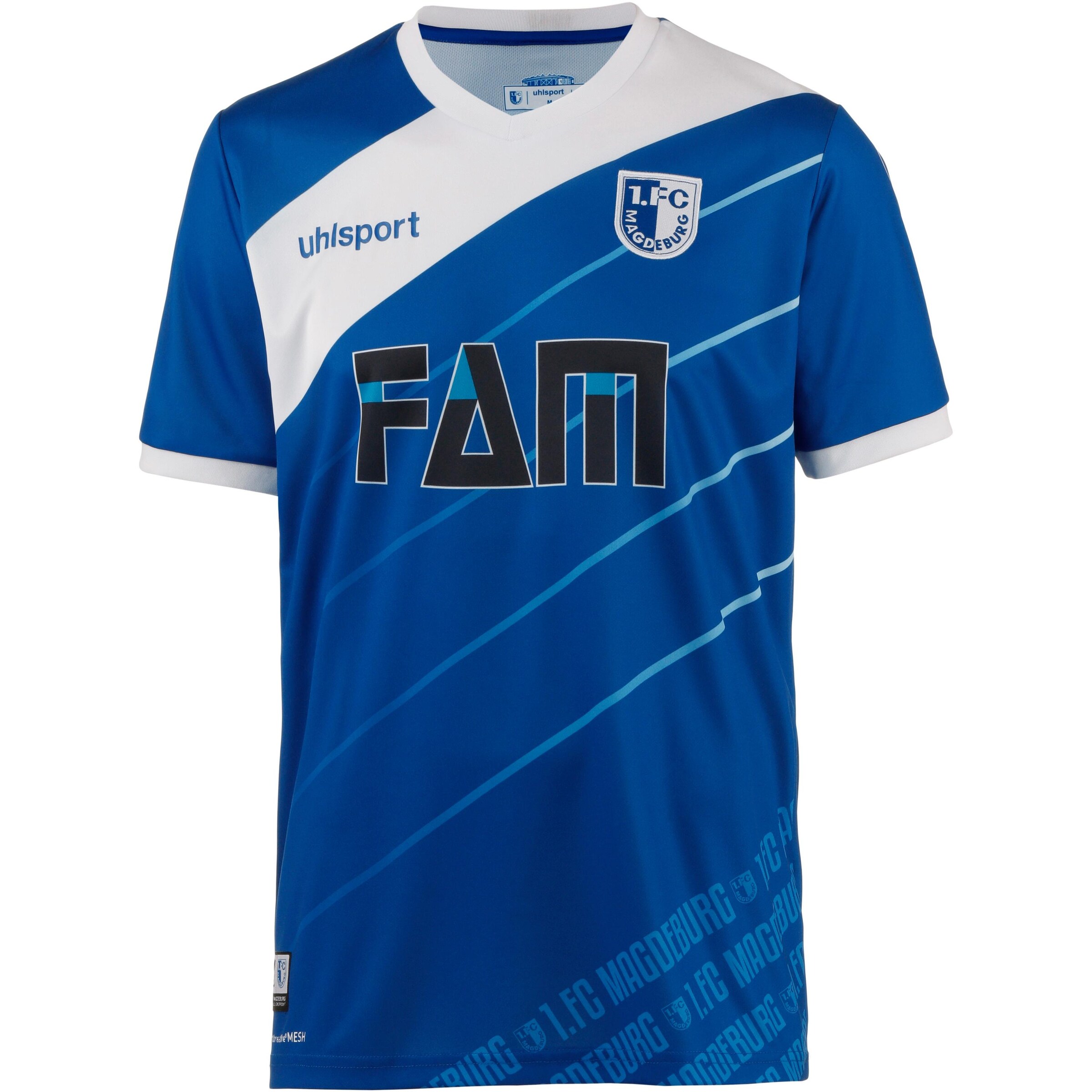 UHLSPORT - Fußballtrikot 'FC Magdeburg 18/19 Heim' in blau