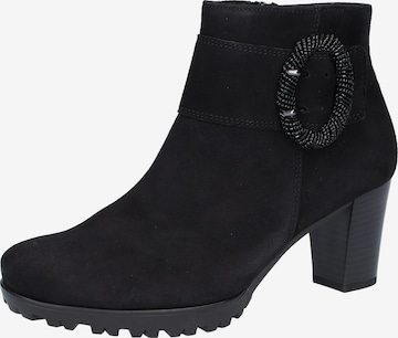 GABOR Ankle Boots in Black: front