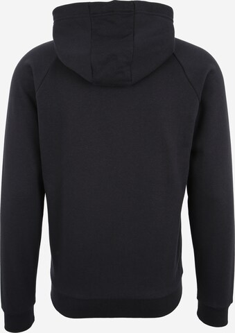 UNDER ARMOUR Sweatshirt 'Rival FZ' in Schwarz: zadná strana