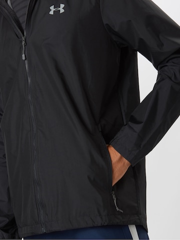 Veste de sport 'Forefront' UNDER ARMOUR en noir