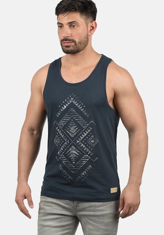 T-Shirt 'Isaak' !Solid en bleu : devant