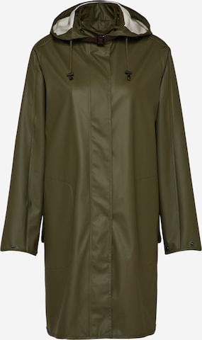 ILSE JACOBSEN Raincoat in Green: front