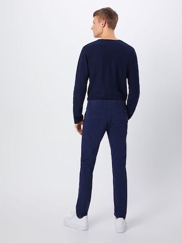 Dockers Skinny Kalhoty 'SMART 360 FLEX ALPHA SKINNY' – modrá: zadní strana