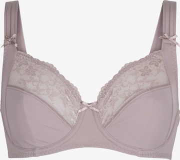 LingaDore Minimiser Bra in Purple: front