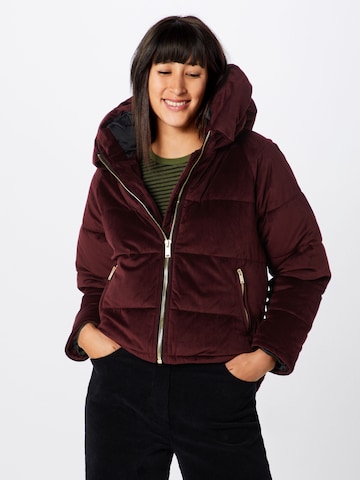 ONLY Winter jacket 'New Paula' in Red: front