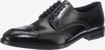 Scarpa stringata 'Lucien' di LLOYD in nero: frontale