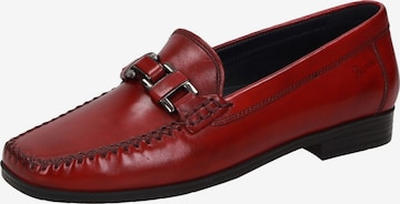 SIOUX Mocassins 'Cambria' in Rood: voorkant