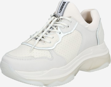 BRONX Platform trainers in White: front