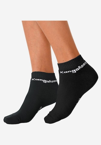 Chaussettes KangaROOS en noir : devant